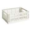 HAY Colour Crate M 26,5x34,5 cm, Off-white< Opbergmanden
