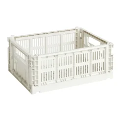 HAY Colour Crate M 26,5x34,5 cm, Off-white< Opbergmanden