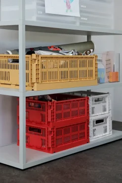 HAY Colour Crate M 26,5x34,5 cm, Off-white< Opbergmanden