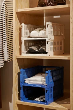 HAY Colour Crate M 26,5x34,5 cm, Off-white< Opbergmanden