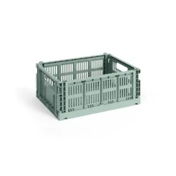 HAY Colour Crate M 26,5x34,5 cm, Sage green< Opbergmanden