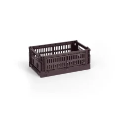 HAY Colour Crate S 17x26,5 cm, Bordeaux< Dozen & Boxen