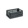 HAY Colour Crate S 17x26,5 cm, Charcoal< Dozen & Boxen