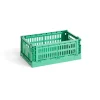 HAY Colour Crate S 17x26,5 cm, Dark mint< Opbergmanden