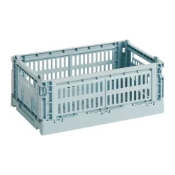 HAY Colour Crate S 17x26,5 cm, Dusty blue< Opbergmanden