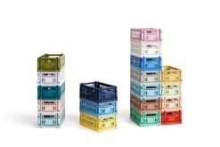 HAY Colour Crate S 17x26,5 cm, Dusty blue< Opbergmanden