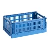HAY Colour Crate S 17x26,5 cm, Electric blue< Opbergmanden