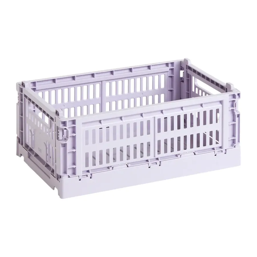 HAY Colour Crate S 17x26,5 cm, Lavender< Opbergmanden