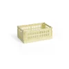 HAY Colour Crate S 17x26,5 cm, Light yellow< Dozen & Boxen
