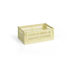 HAY Colour Crate S 17x26,5 cm, Light yellow< Dozen & Boxen