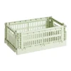 HAY Colour Crate S 17x26,5 cm, Mint< Opbergmanden