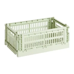 HAY Colour Crate S 17x26,5 cm, Mint< Opbergmanden