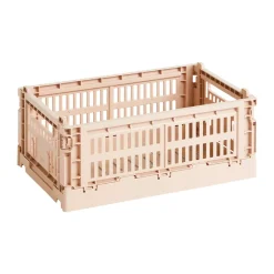 HAY Colour Crate S 17x26,5 cm, Powder< Opbergmanden