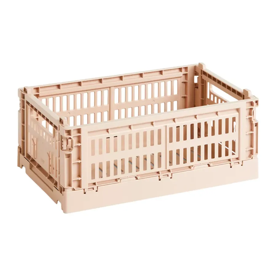 HAY Colour Crate S 17x26,5 cm, Powder< Opbergmanden