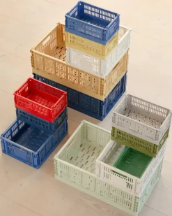 HAY Colour Crate S 17x26,5 cm, Red< Opbergmanden