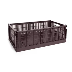 HAY Colour Crate XL 42x68 cm, Bordeaux< Dozen & Boxen