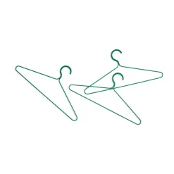 HAY Colour kledinghanger 3-pack, Jungle green< Kapstokken & Hangrekken|Haken & Hangers