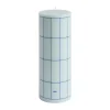 HAY Column Candle blokkaars large 25 cm, Light blue-blue grid check< Kaarsen