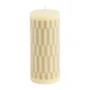 HAY Column Candle blokkaars small 15 cm, Cream-sand< Kaarsen