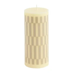 HAY Column Candle blokkaars small 15 cm, Cream-sand< Kaarsen