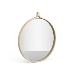 Swedese Comma Spegel rond Ø52 cm, Esp gelakt< Ronde Spiegels|Wandspiegels