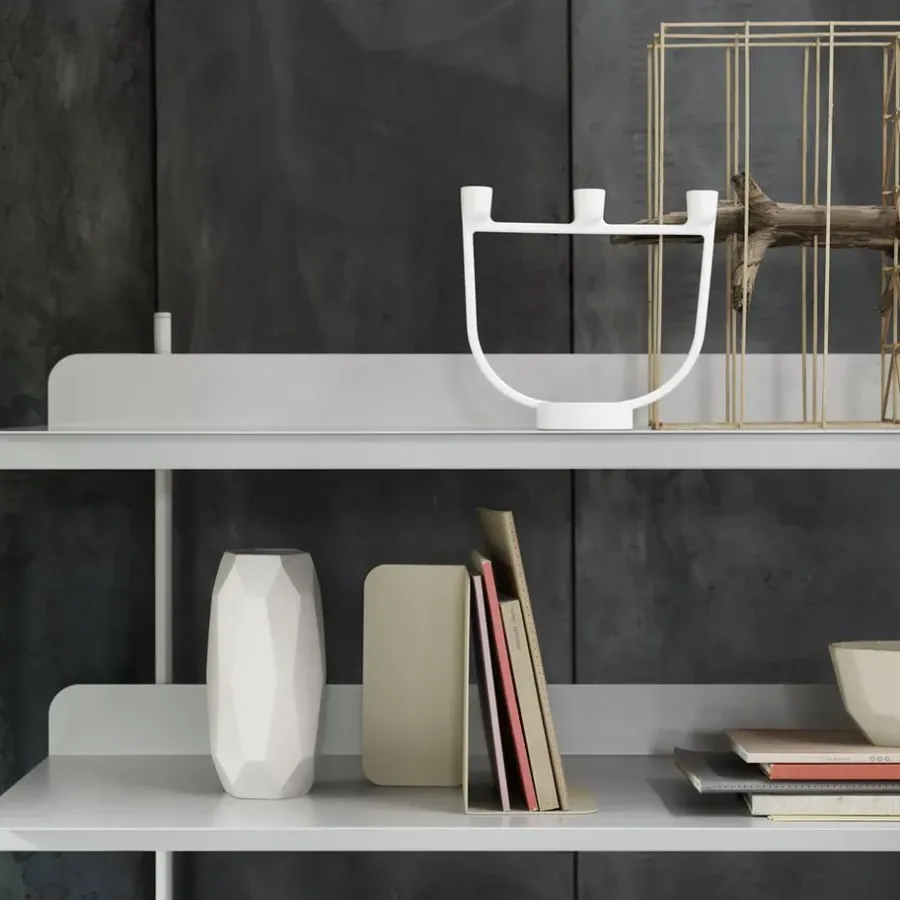 Muuto Compile boekensteun, groen-beige< Decoratieve Accessoires