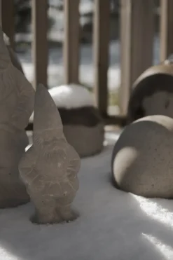 DBKD Concrete Santa kerstdecoratie, concrete, medium< Kerstdecoraties