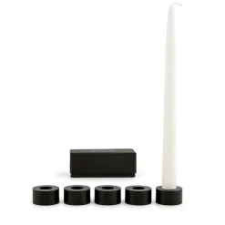 KLONG Constella inzetstuk 5 pack, zwart< Kaarsenaccessoires