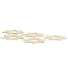 KLONG Constella kaarsenring sterren 5-pack, Messing< Kaarsenaccessoires