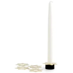 KLONG Constella kaarsenring sterren 5-pack, Messing< Kaarsenaccessoires