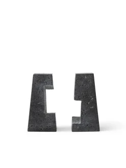 Audo Copenhagen Converge boekensteun, Lava stone< Decoratieve Accessoires