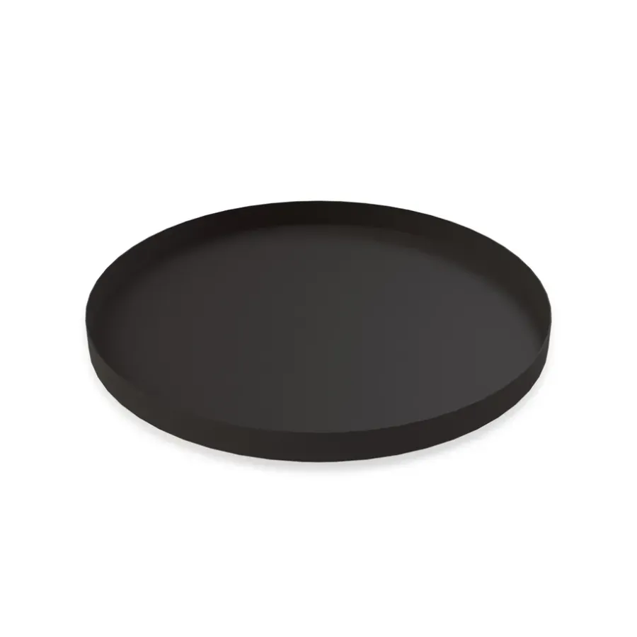 Cooee Design Cooee dienblad 30 cm. rond, black (zwart)< Decoratieve Accessoires|Decoratieve Dienbladen