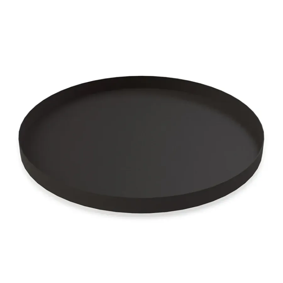 Cooee Design Cooee dienblad 40 cm. rond, black (zwart)< Decoratieve Accessoires|Decoratieve Dienbladen