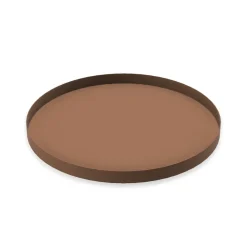 Cooee Design Cooee dienblad 30 cm. rond, Coconut< Decoratieve Dienbladen|Decoratieve Accessoires