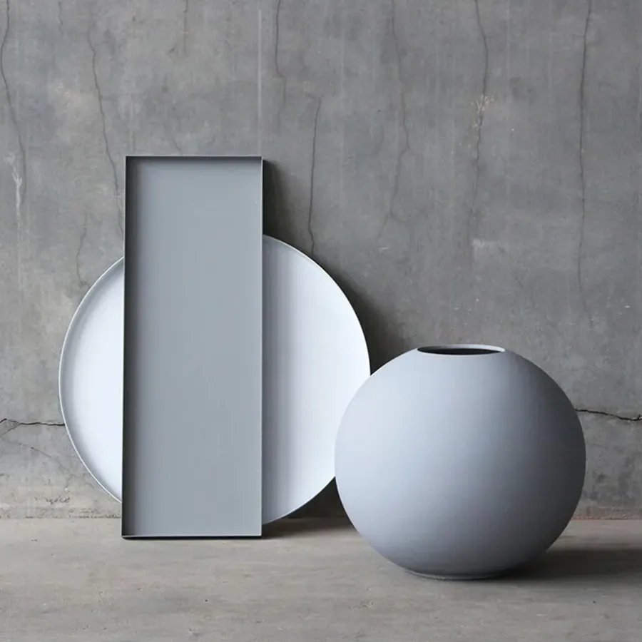 Cooee Design Cooee dienblad 40 cm. rond, white (wit)< Decoratieve Accessoires|Decoratieve Dienbladen
