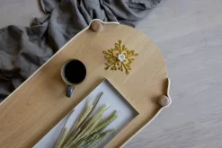 Cooee Design Cooee dienblad 39 cm, Sand< Decoratieve Accessoires|Decoratieve Dienbladen