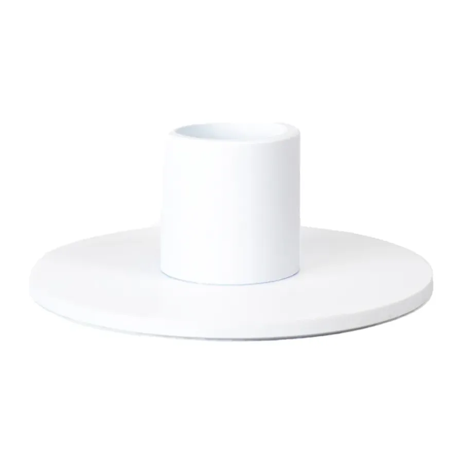 Cooee Design Cooee kandelaar laag 3 cm, Wit< Kandelaars
