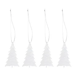 Cooee Design Cooee kersthangers roestvrij staal 4-pack, Boom< Kerstdecoraties