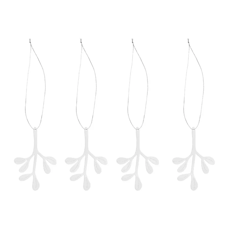 Cooee Design Cooee kersthangers roestvrij staal 4-pack, Maretak< Kerstdecoraties