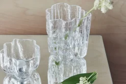 Kosta Boda Crackle kaarsenhouder 5,8 cm, Helder< Kaarsenhouders & Kaarsenborden