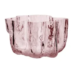 Kosta Boda Crackle kaarsenhouder 5,8 cm, Roze< Kaarsenhouders & Kaarsenborden