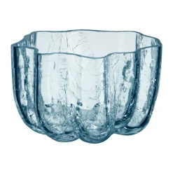 Kosta Boda Crackle kaarsenhouder circulair 58 mm, Helder< Kaarsenhouders & Kaarsenborden