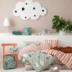 Done by deer Croco knuffeldier big 100 cm, Powder< Kinderkamer Interieuraccessoires|Kinderkamer Interieuraccessoires