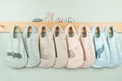 Done by deer Croco slabbetje met klittenband 2-pack, Green< Kinderkamer Interieuraccessoires|Kinderkamer Interieuraccessoires
