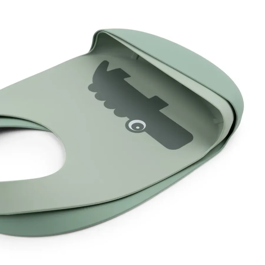 Done by deer Croco slabbetje 2-pack, Groen< Kinderkamer Interieuraccessoires|Kinderkamer Interieuraccessoires