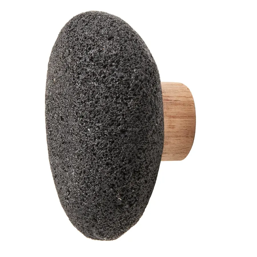 MUUBS Crust haak L, Zwart< Haken & Hangers