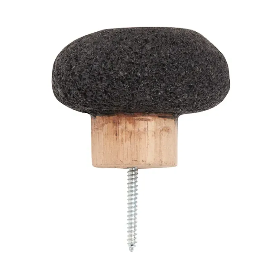 MUUBS Crust haak S, Zwart< Haken & Hangers