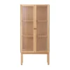 Audo Copenhagen Curiosity kast met glazen deuren 143 cm, Oak< Kasten & Vitrines