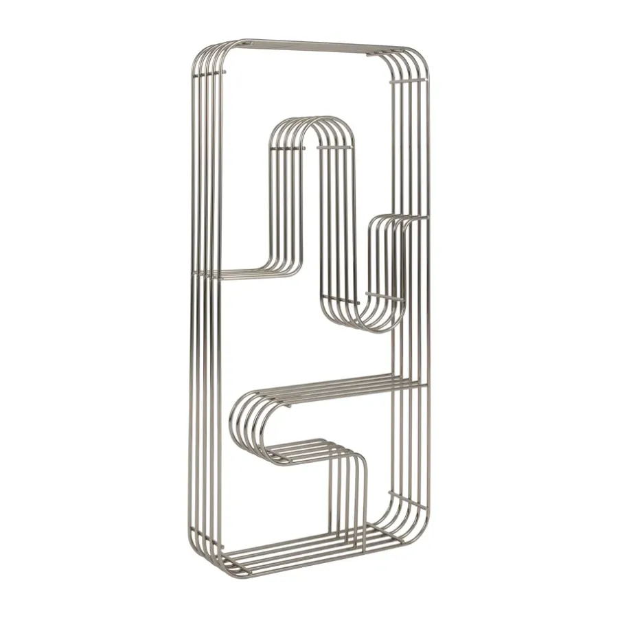 AYTM Curva wandplank rechthoekig, Zilverkleurig< Planken & Planksystemen