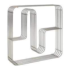AYTM Curva wandplank vierkant, Zilverkleurig< Planken & Planksystemen